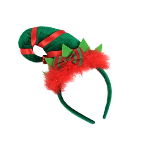NOLITOY Weihnachtsstirnband/Haarband Mini-haarbänder Weihnachtsstirnbänder Weihnachtsstirnband Für Kinder Haarreifen Elf Hut-stirnband Männer Und Frauen Weihnachten Kopfbedeckung von NOLITOY