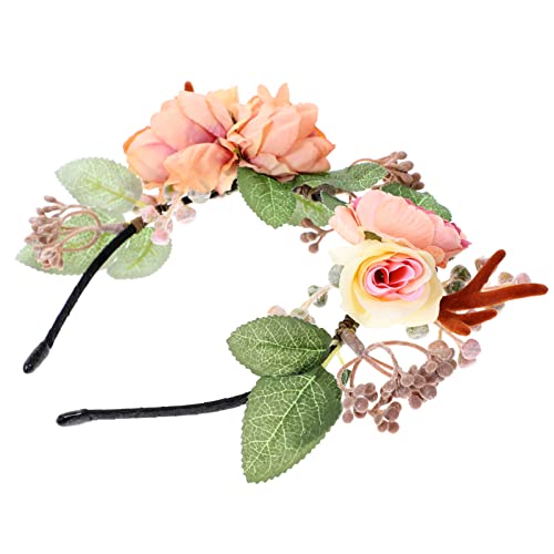 NOLITOY Xmas Antler Haarband Für Weihnachtsfeiern Leichtes Stirnband Haarschmuck Für Festlichkeiten Und Dekorativ Und Einfach Zu Tragen von NOLITOY