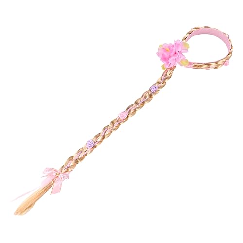 NOLITOY Geflochtenes Haarteil Haarreif Für Mädchen Langer Fake Zopf Haarreif Dekorativer Haarschmuck Für Partys Bühnenauftritte Und Kostümverkleidungen von NOLITOY