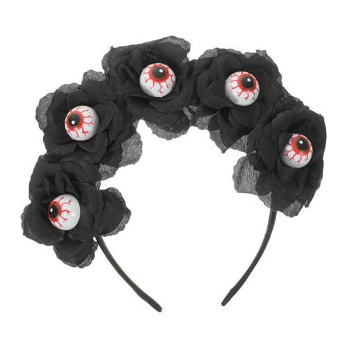 NOLITOY Halloween Haarschmuck Spooky Headband Für Kostüm-events Und Fotoshootings Dekorativer Haarreif Für Gruselige Partys Leicht Und Bequem Rollenspiel-zubehör von NOLITOY