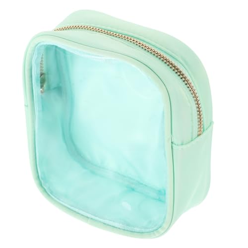 NOLITOY wasserdichte Candy farbige Kosmetiktasche Transparent Nylon PVC Makeup Bag für Frauen Reise Tragbare Schminktasche Leicht Robust Makeup Storage Organizer von NOLITOY