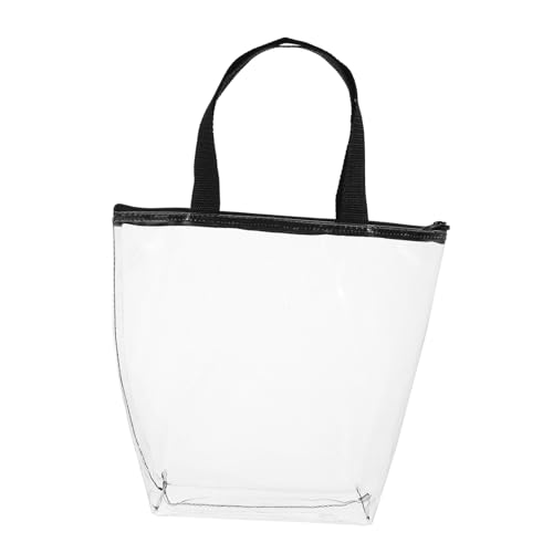 NOLITOY wasserdichte Transparente PVC Kosmetiktasche mit Reißverschluss Multifunktionale Waschtasche für Damen Praktische Kulturbeutel Handtasche für Reisen und Alltag von NOLITOY