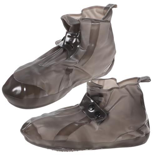 NOLITOY wasserdichte Verschleißfeste Überschuhe für Erwachsene rutschfeste Dicke Schuhüberzüge für Outdoor Aktivitäten Regenschutz Wiederverwendbare Schuhschützer für Wandern Radfahren von NOLITOY