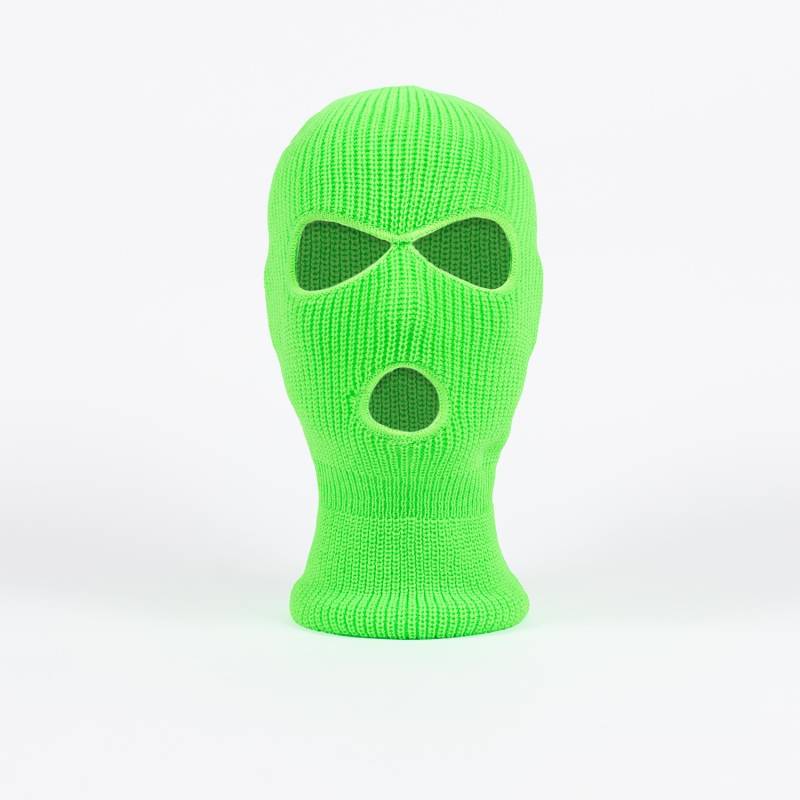 Balaclava 3-Loch Größe: OS Farbe: neon green von NOLL TEXTIL