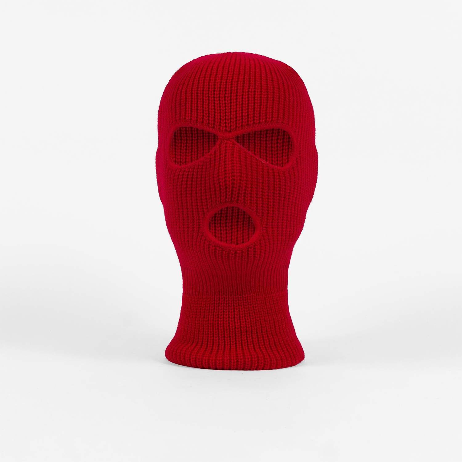 Balaclava 3-Loch Größe: OS Farbe: rot von NOLL TEXTIL