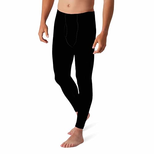 NOLOGO Thermo Leggings Herren aus Fleece Toronto 1 Stück - Elastische Herren Strumpfhosen, Thermounterwäsche Herren, Winter Leggings Herren, Thermohose Herren Gefütterte Strumpfhose Herren von NOLOGO KATIACALZE