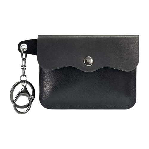 NOLOWY Multifunktionaler Schlüssel- und Kartenhalter, Brieftasche, kompaktes PU-Lederetui für Schlüsselkarten, geeignet für verschiedene Anlässe von NOLOWY