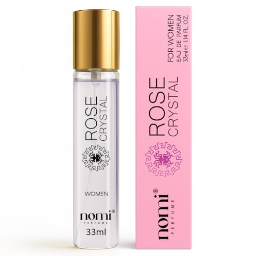 Nomi Perfume für Frauen, 33 ml, (ROSE CRYSTAL) Eau de Parfum, Frische Eleganz Parfüms Geschenkidee, Lang anhaltender von NOMI PERFUME
