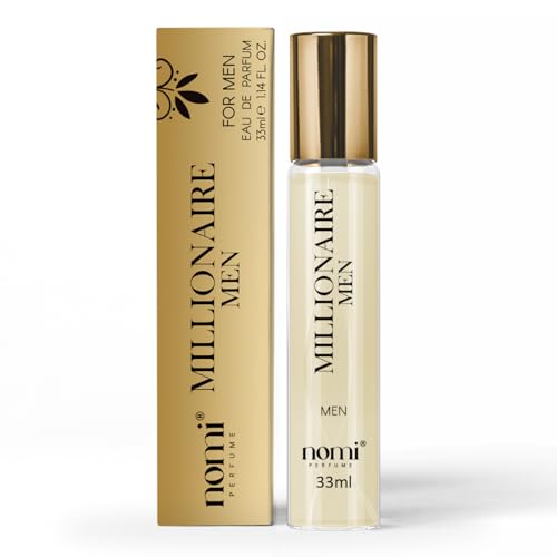 Nomi Perfume für Herren, 33 ml, (MILLIONAIRE MEN) Eau de Parfum mit 20% Duftölen, Intensiver Parfüms Geschenkidee für Mann von NOMI PERFUME
