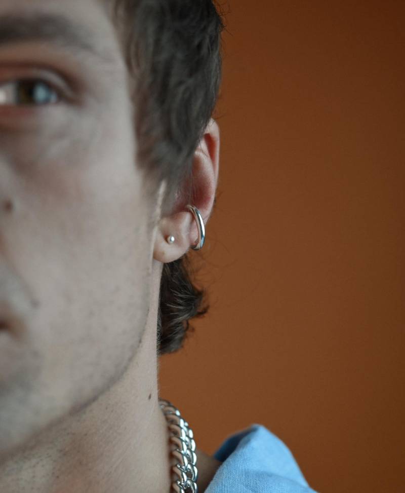 No Commitment Ear Cuff Silber, Bold Cuff, Minimalist Ohr Alltag No Commitment Ear Cuff Silber, Bold Cuff, Minimalist Ohr Alltag von NOMOREaccessories