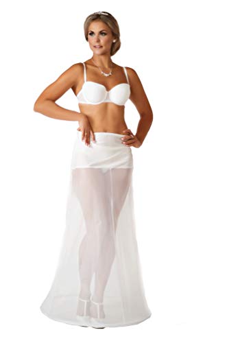 A Linie Reifrock Neu 1 Ring 1 Reifen A-Linie IVORY CREME 190 cm Umfang Brautkleid Unterrock Petticoat (XL) von NONAME