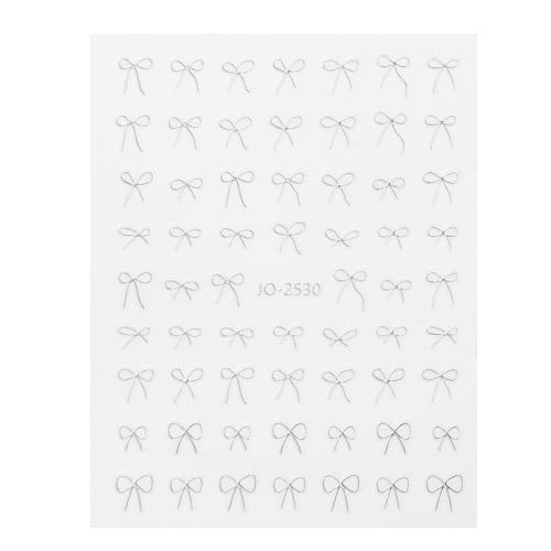Bowknot Art Stickers Decals Supplies Selbstklebende Abziehbilder Kunst Designs Aufkleber Maniküre Zubehör von NONGYU