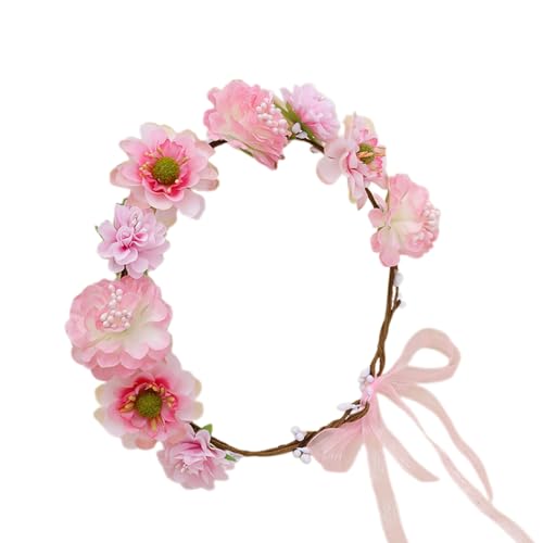 Braut-Stirnbänder, Blumen-Haarbänder, Blumen-Girlanden, Krone, Haarkranz, Brautblumenkrone für Hochzeit von NONGYU