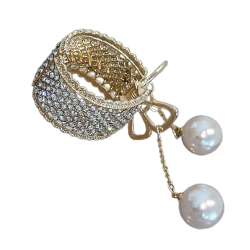 Damen-Haarspange aus Legierung, hoher Pferdeschwanzhalter, elegante Haarklammer für dickes oder dünnes Haar Damen-Haarspange aus Legierung, hoher Pferdeschwanzhalter, elegante Haarklammer für dickes oder dünnes Haar von NONGYU