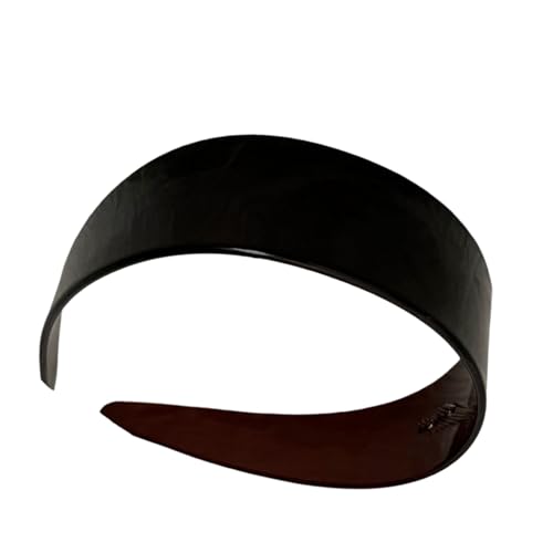 NONGYU Breites Acetat-Stirnband, bequemes Haarband, stilvolles Haar-Accessoire für Frauen, verstellbar, Party-Dating-Kopfbedeckung von NONGYU