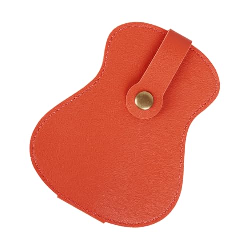 NONGYU Gitarren-Plektrum-Tragetaschen, Plektren-Aufbewahrungstaschen, PU-Leder, Gitarrenplektrumhalter, Gitarrenplektrum-Organizer, a von NONGYU