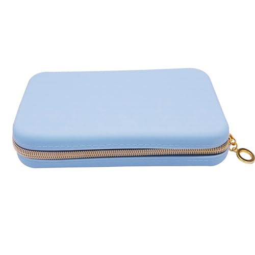 NONGYU Silikon-Make-up-Tasche für Damen, tragbar, niedlich, einfarbig, wasserdicht, Reise-Kosmetikkoffer, Make-up-Pinselhalter von NONGYU