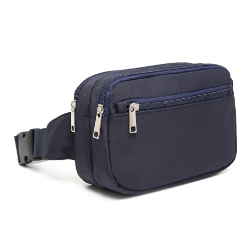 NONGYU Stilvolle und praktische Gürteltasche aus Segeltuch, Umhängetasche für Outdoor-Aktivitäten und Reisen, blau, As shown in the picture (error 1-2cm) von NONGYU