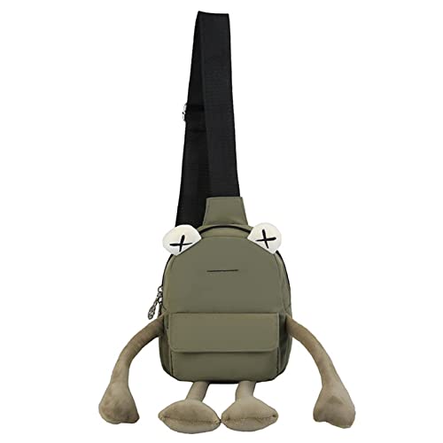 NONGYU Umhängetasche für Mädchen, Froschform, Umhängetasche, Riemen, Umhängetasche, Geldbörse, Damen, B NONGYU Umhängetasche für Mädchen, Froschform, Umhängetasche, Riemen, Umhängetasche, Geldbörse, Damen, B von NONGYU