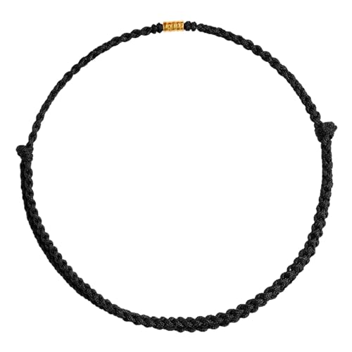 NONGYU and Protections Armband für Männer und Frauen, handgefertigte Seil-Handkette mit goldenen Perlen, verstellbare Armbänder, Wide:1.5mm, Baumwollseil NONGYU and Protections Armband für Männer und Frauen, handgefertigte Seil-Handkette mit goldenen Perlen, verstellbare Armbänder, Wide:1.5mm, Baumwollseil von NONGYU