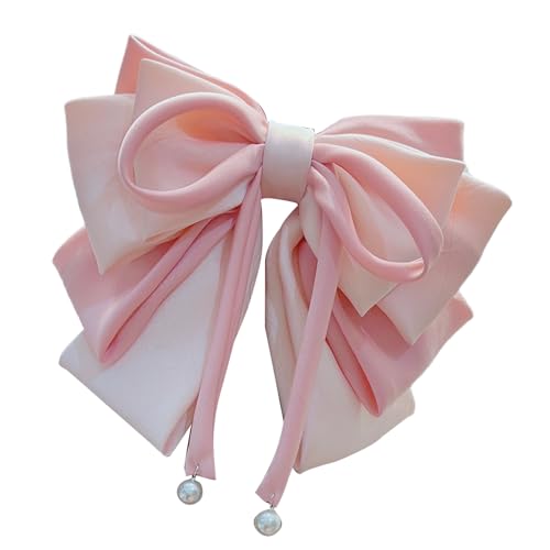 Stilvolle Haarspange mit langem Band, Haarspange, Eelgant, Haar-Accessoire für trendige Frauen und Teenager, Blumen-Haarspange von NONGYU