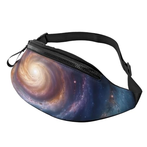 Bauchtasche mit Weltraumspirale, kosmische Energie, für Damen und Herren, verstellbarer Gürtel, lässige Brusttasche, Bauchtasche für Reisen, Sport, Laufen, Wandern, Weltraumspirale Cosmic Energy, von NONHAI