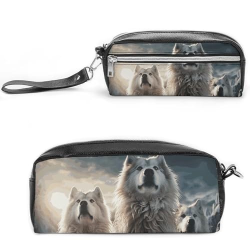 NONHAI Federmäppchen, Make-up-Tasche, großes Fassungsvermögen, Kosmetiktasche für Männer und Frauen, Stifte-Tasche für Bürobedarf, Stil, 20 x 10 x 5,5 cm, Stil:, 20*10*5.5cm von NONHAI