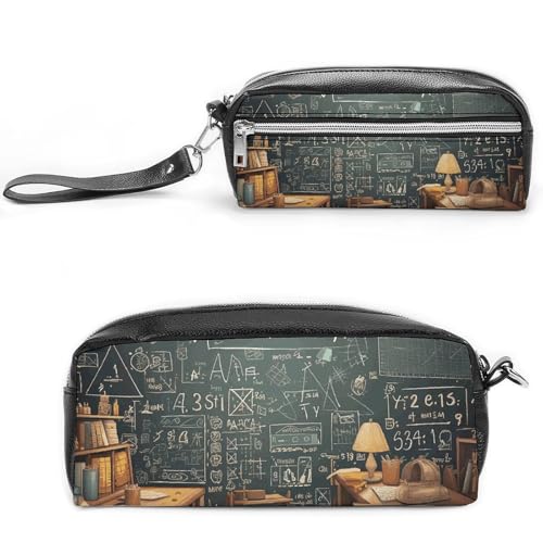 NONHAI Federmäppchen, Mathematik-Make-up-Tasche, großes Fassungsvermögen, Kosmetiktasche für Männer und Frauen, Stifttasche für Bürobedarf, Stil, 20 x 10 x 5,5 cm, Stil:, 20*10*5.5cm von NONHAI