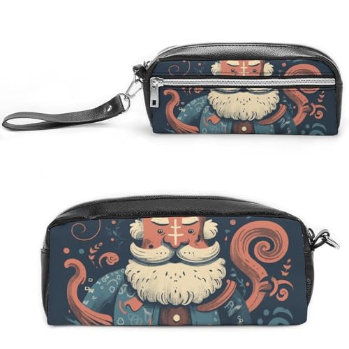 NONHAI Federmäppchen mit Piratenfiguren, Make-up-Tasche, großes Fassungsvermögen, Kosmetiktasche für Männer und Frauen, Stifttasche für Bürobedarf, Stil, 20 x 10 x 5,5 cm, Stil:, 20*10*5.5cm von NONHAI