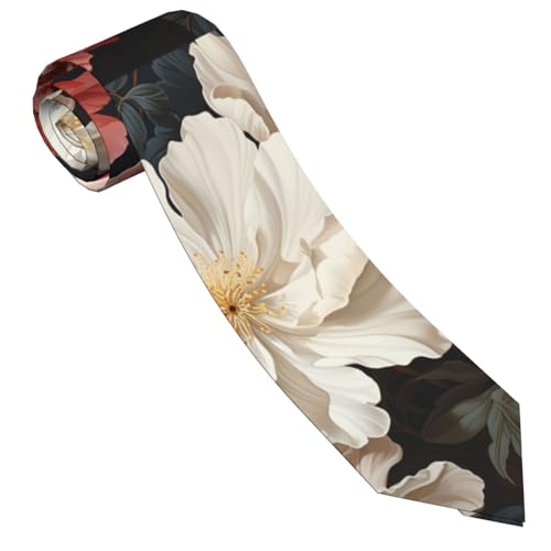 NONHAI Klassische Herren-Krawatte aus Seide, Blumenmuster, modisch, für formelle Anlässe, Business, Modische Blume, One size NONHAI Klassische Herren-Krawatte aus Seide, Blumenmuster, modisch, für formelle Anlässe, Business, Modische Blume, One size von NONHAI