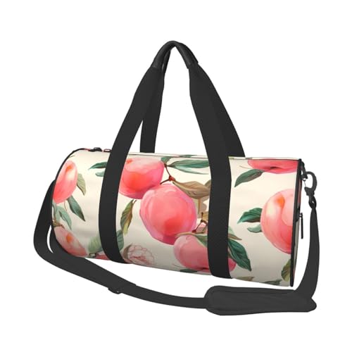 Reisetasche für Damen und Herren, faltbar, Wochenendtasche, für Reisen, Schwimmen, Basketball, Pink Petals, Pink Peach, Einheitsgröße von NONHAI