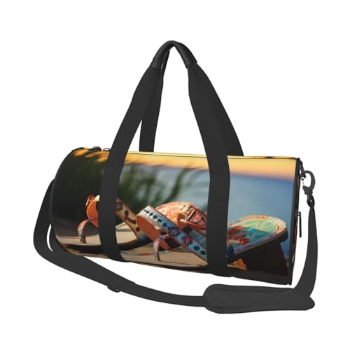 Sommer-Strand-Sandalen, Reisetasche, Reisetasche für Männer und Frauen, Sport, Turnbeutel, faltbar, Wochenendtasche, Handgepäck, Übernachtungstasche, für Reisen, Schwimmen, Basketball, von NONHAI