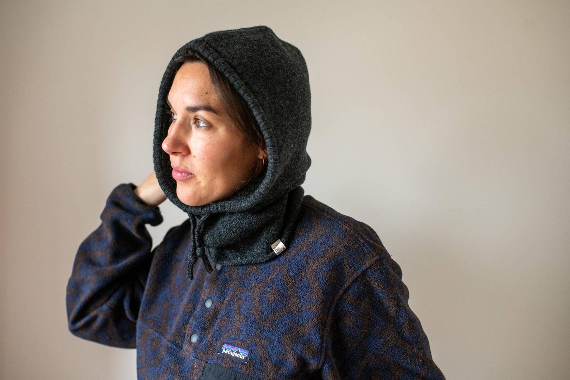 Gestrickte Balaclava Mütze // Charcoal Gestrickte Balaclava Mütze // Charcoal von NONOandTHEWOOL
