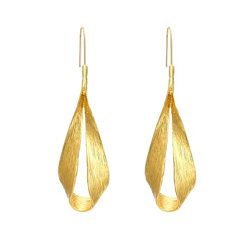 Elegante Bohemian-Ohrringe mit 14-karätigem Gold, Blume, baumelnd, niedlich, hypoallergen, goldene hawaiianische Blütenblätter, Ohrringe für Frauen, Statement-Schmuck, Geschenke, Metall Elegante Bohemian-Ohrringe mit 14-karätigem Gold, Blume, baumelnd, niedlich, hypoallergen, goldene hawaiianische Blütenblätter, Ohrringe für Frauen, Statement-Schmuck, Geschenke, Metall von NONQL