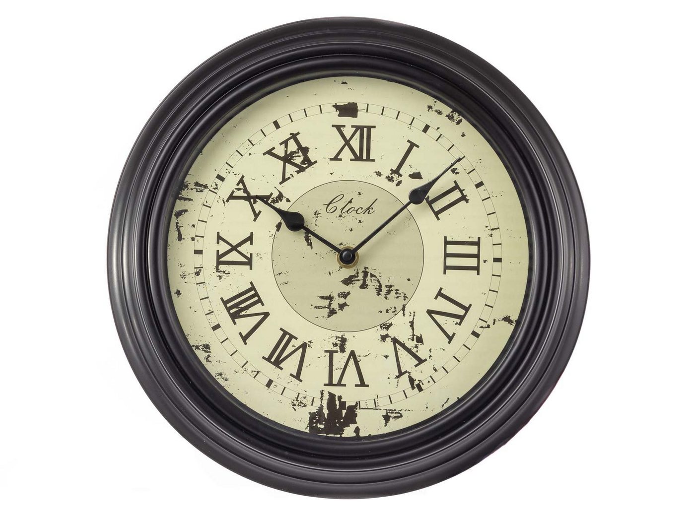 NOOR LIVING Aktentasche Noor-Living runde Wanduhr Wall Clock Rustikal von NOOR LIVING