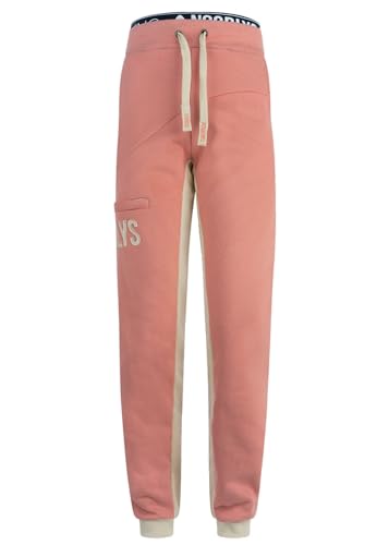 NOORLYS HIGH-Waist-Jogginghose SUNDAG OLDROSE/OYSTERGREY von NOORLYS