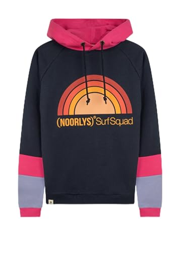 NOORLYS Regenbogen HoodieNavy/RASPBERRYSORBET/PERSIANVIOLET, Unisex, Sweatshirt - TÜÜTJE von NOORLYS