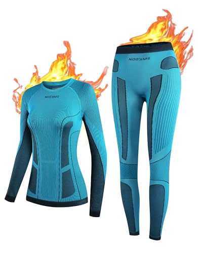 NOOYME Thermounterwäsche Damen Set Warme Funktionsunterwäsche Damen Winter Elastische Skiunterwäsche Damen Atmungsaktive Ski Unterwäsche Frauen Thermo Unterwäsche Damen NOOYME Thermounterwäsche Damen Set Warme Funktionsunterwäsche Damen Winter Elastische Skiunterwäsche Damen Atmungsaktive Ski Unterwäsche Frauen Thermo Unterwäsche Damen von NOOYME