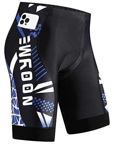 NOOYME Radlerhose Herren 6D Gepolstert Fahrradhose Herren atmungsaktiv Radhose Herren Kurz elastisch stoßdämpfend schnelltrocknende Rennradhose von NOOYME
