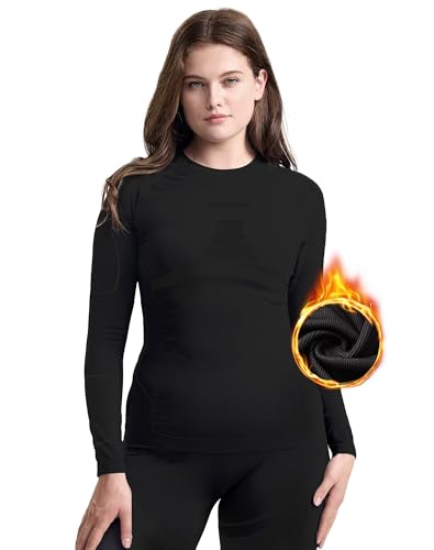 NOOYME Thermo Oberteil Damen Langarm Thermoshirt Unterhemd Thermounterwäsche Skiunterwäsche für Winter NOOYME Thermo Oberteil Damen Langarm Thermoshirt Unterhemd Thermounterwäsche Skiunterwäsche für Winter von NOOYME