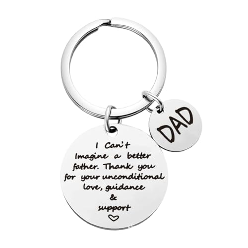 NOPKESV Multifunktionaler Schlüsselanhänger 1Stück Vatertagsgeschenk für Opa Idee für Weihnachten, Geburtstag Vatertag Valentinstag Mit herzlichen Botschaften von NOPKESV