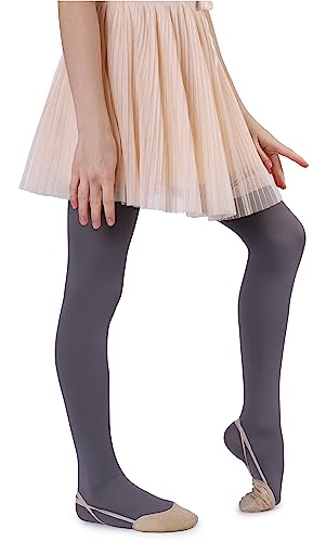 NOQ Mikrofaser-Strumpfhose für Kinder Mädchen 60 DEN weich warm bequem blickdicht für Kleinkinder Strumpfhosen Freizeit Feiern Ballett Schule ein Paar Mary, Grey 146-152 NOQ Mikrofaser-Strumpfhose für Kinder Mädchen 60 DEN weich warm bequem blickdicht für Kleinkinder Strumpfhosen Freizeit Feiern Ballett Schule ein Paar Mary, Grey 146-152 von NOQ