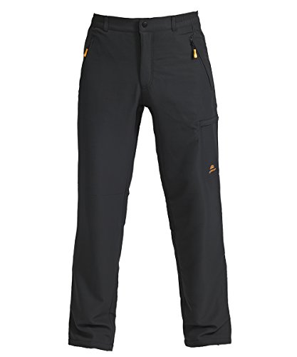 NORDCAP Damen Thermohose, Funktionelle Sporthose in Anthrazit, Wasserabweisende, atmungsaktive Wanderhose, Lange Freizeithose, Gr. 19 von NORDCAP