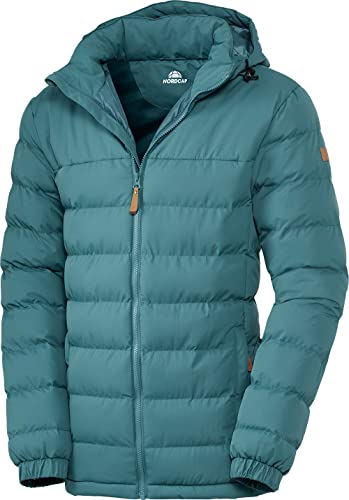 NORDCAP Herren Funktions-Steppjacke, anschmiegsame Übergangsjacke mit Warmer Wattierung, Jacke mit Kapuze, Winddicht und wasserabweisend, Petrol, Gr. M NORDCAP Herren Funktions-Steppjacke, anschmiegsame Übergangsjacke mit Warmer Wattierung, Jacke mit Kapuze, Winddicht und wasserabweisend, Petrol, Gr. M von NORDCAP