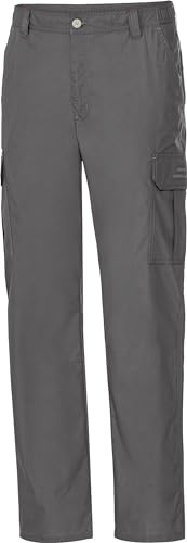 NORDCAP Herren Funktionshose, aus 4-Wege-Stretchmaterial, mit elastischem Bund & 6 praktischen Taschen, Anthrazit, Gr. 54 von NORDCAP