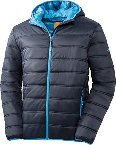 NORDCAP Herren Steppjacke, leichte Übergangsjacke, Outdoorjacke mit Kapuze, ideal für den Frühling, Marine, Gr. M von NORDCAP