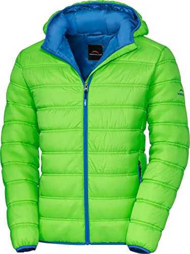 NORDCAP Herren Steppjacke, leichte Übergangsjacke, Outdoorjacke mit Kapuze, ideal für den Frühling, Marine, L von NORDCAP
