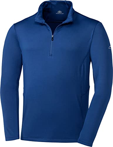 NORDCAP Langarmshirt, schnelltrocknendes atmungsaktives Longsleeve für Damen und Herren, mit weicher Innenseite und Stehkragen, Royalblau, Gr. 3XL von NORDCAP