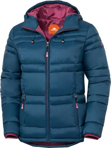 NORDCAP Steppjacke Damen, leichte Übergangsjacke, warm mit Kapuze, 100% Wattierung, ideal für den Frühling, Petrol, Gr. 42 NORDCAP Steppjacke Damen, leichte Übergangsjacke, warm mit Kapuze, 100% Wattierung, ideal für den Frühling, Petrol, Gr. 42 von NORDCAP
