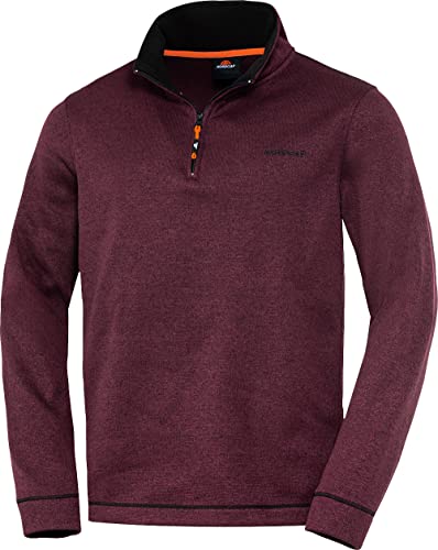 NORDCAP Strickfleece-Troyer, Warmer Unisex Pullover aus Strick und Fleece, atmungsaktiver Fleecepullover mit Stehkragen und Zipp für Männer & Frauen, Größe S - XXXL von NORDCAP